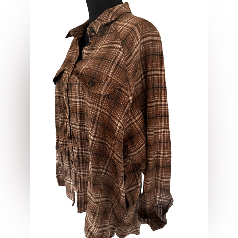 Plaid Button Down with Pockets